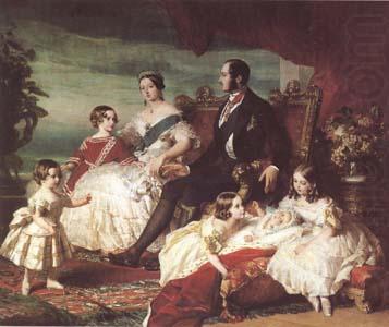 Franz Xaver Winterhalter The Family of Queen Victoria (mk25) china oil painting image